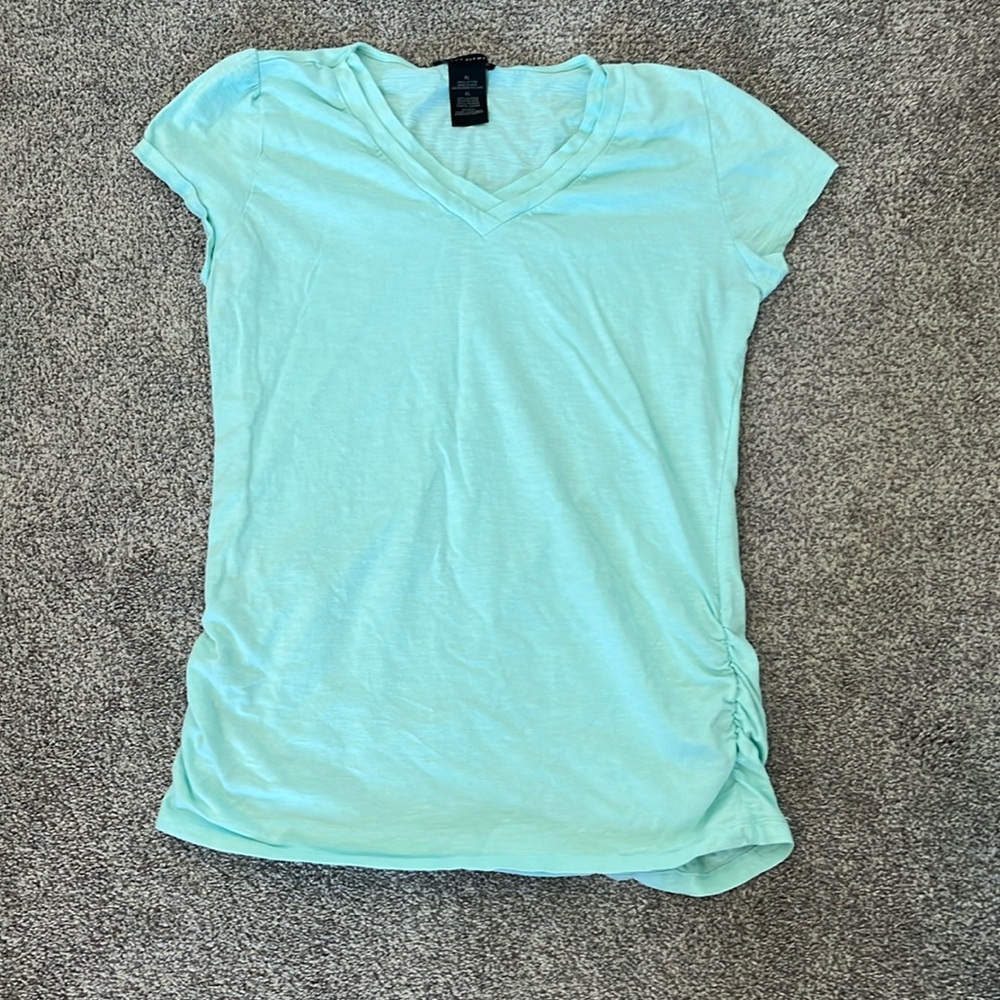 Grace Elements Light Blue Maternity Shirt Size XL
